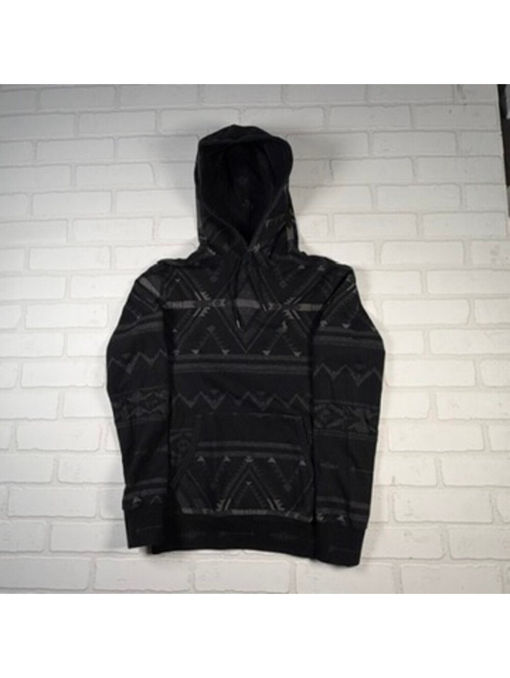 Y2K Polo Ralph Lauren Southwestern Aztec All Over Print Pullover Hoodie Small